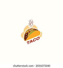 taco logo color vector emblem