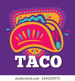 The Taco Logo Design Cinco De Mayo