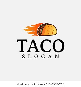 Taco Logo Design Vector, Fast Food, Restaurant And Cafe Symbol