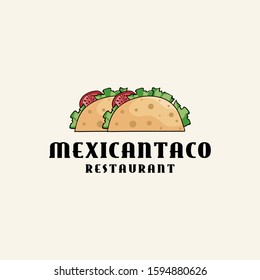 taco logo design vector template