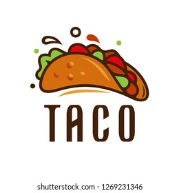 taco logo template vector illustration