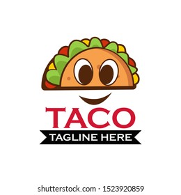 Taco logo template vector illustration Vector
