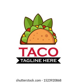 Taco logo template vector illustration Vector
