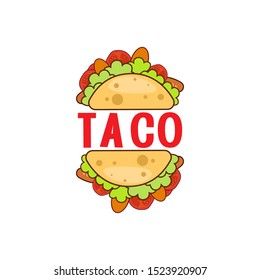 Taco logo template vector illustration Vector