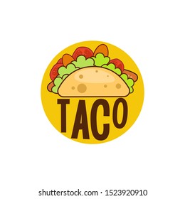 Taco logo template vector illustration Vector