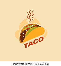 Taco logo template vector illustration Vector