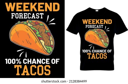 Taco Lover T shirt - Tacos T shirt Design Template