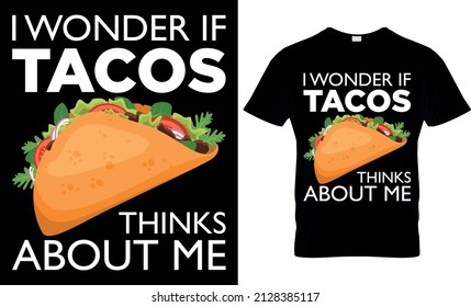 Taco Lover t shirt - Tacos T shirt Design Template