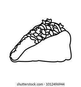 Taco mexican food