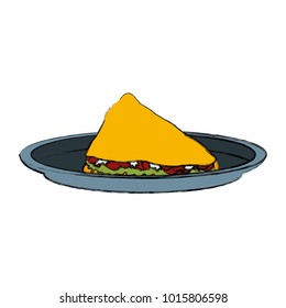 Taco mexican food