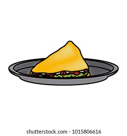 Taco mexican food