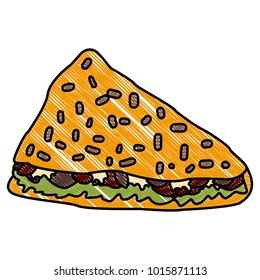 Taco mexican food