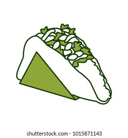 Taco mexican food