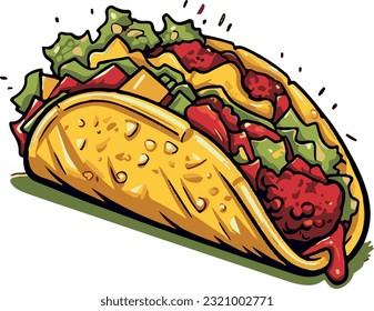 Taco mexican food fast food