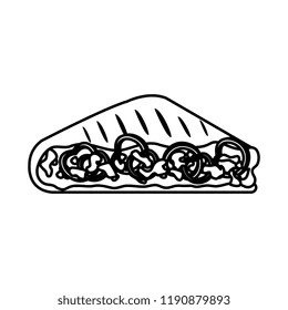 taco mexican food icon