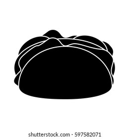 taco mexican food pictogram