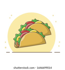 Taco Mexican Food Vector Design