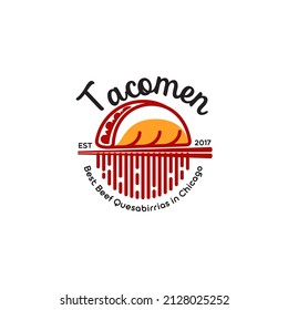 taco and ramen logo for food business