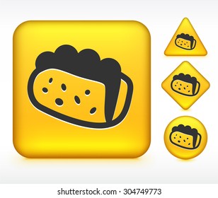 Taco Sandwich on Yellow Multi Shape Buttons