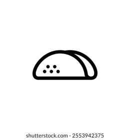 taco, tortilla icon design template