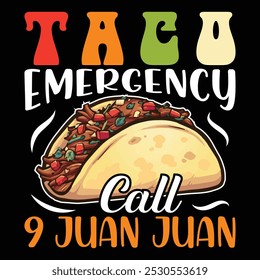 Taco Vector graphics typography T shirt Design, Tacos vector.