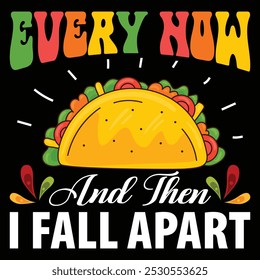 Taco Vector graphics typography T shirt Design, Tacos vector.