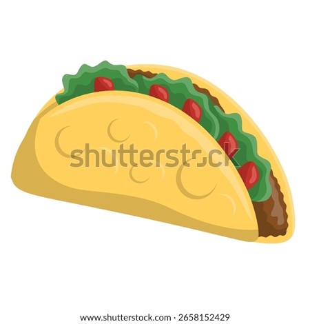 Taco vector illustration, taco clip art, tacos clip art