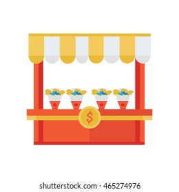 Taco vector orange Color