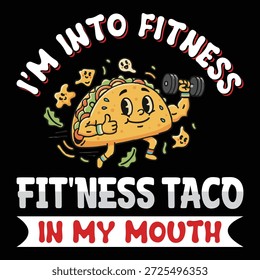 Vetor de taco Retro vintage tipografia t shirt design.