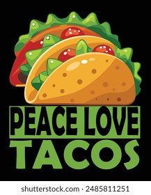 Tacos Eps Illustration Vector Element