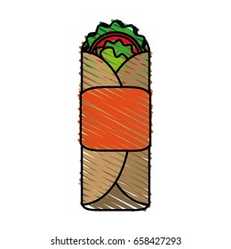 tacos food doodle illustration