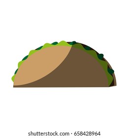 tacos food flat illustration shadow