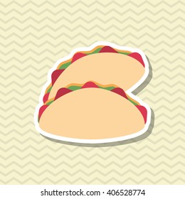 tacos icon design, vector illustration