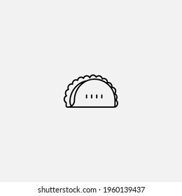 Tacos icon sign vector,Symbol, logo illustration for web and mobile