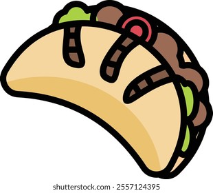 Tacos icon for wildlife and nature world