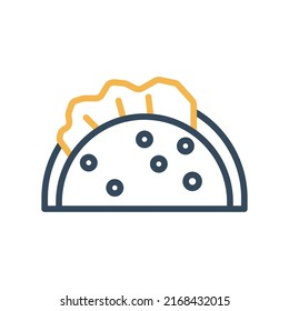 Tacos Isolated Vector icon which can easily modify or edit
