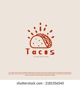 tacos logo design, for restaurant badge.