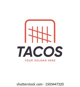 Tacos Logo Design Template - French Tacos