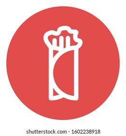 
Tacos Outline bold Vector Icon which can be easily modified or Edited
