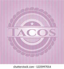 Tacos pink emblem
