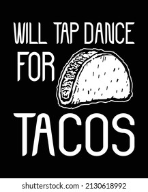 Tacos t shirt design graphic file