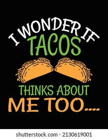 Tacos t shirt design graphic file