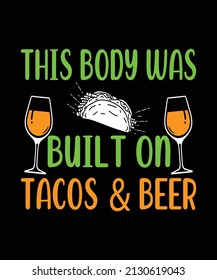 Tacos t shirt design graphic file