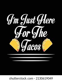 Tacos t shirt design graphic file