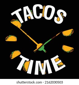 Tacos t-shirt design vector eps file