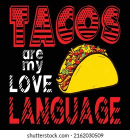 Tacos t-shirt design vector eps file
