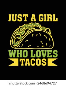 tacos t-shirt design vector illustration 