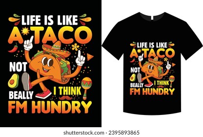 Gráfico de Tacos T-Shirt para mujeres