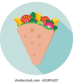 Tacos Vector Icon