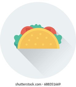 
Tacos Vector Icon
